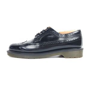 Dr. Martens 3989 Brogue Wingtip Black Leather Oxford Academia Shoes Old Money